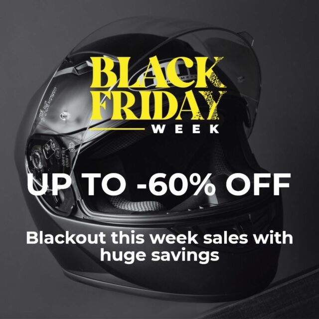 🚨 Blackout this month sales with huge savings!  Theme 3 has started and we have some black products at low red prices! 🚨 
#XLMOTO #BlackFridayMonth #BlackFridayWeek #BlackFridayDeals #BlackFriday#motorcycle #moto #adventure #touring #traveling #cruising #MotorcycleLove #BikeLife