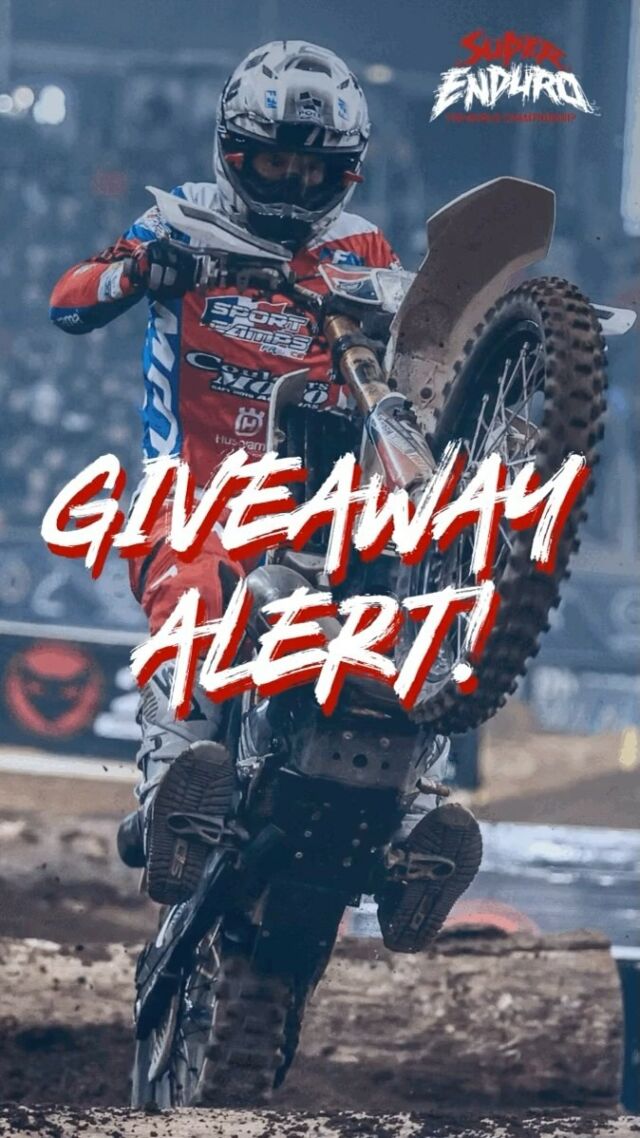 GIVEAWAY ALERT 🏁 Want to be at GP ROMANIA on Jan 20. We’re giving away 10 tickets to 5 lucky superenduro fans (each winner will receive 2 tickets)!
To enter: 
1 Follow @24MX, 
2 like this post
3 tag your superenduro buddy, and tell us why they deserve to join you at the event in the comments! 🏍️ 

The giveaway ends on January 9th 2024 at 15. Winners will be notified soon after that. 
 
#24MXGiveaway #GPRomania #superenduro #race #giveaway #24mx #superendurofim